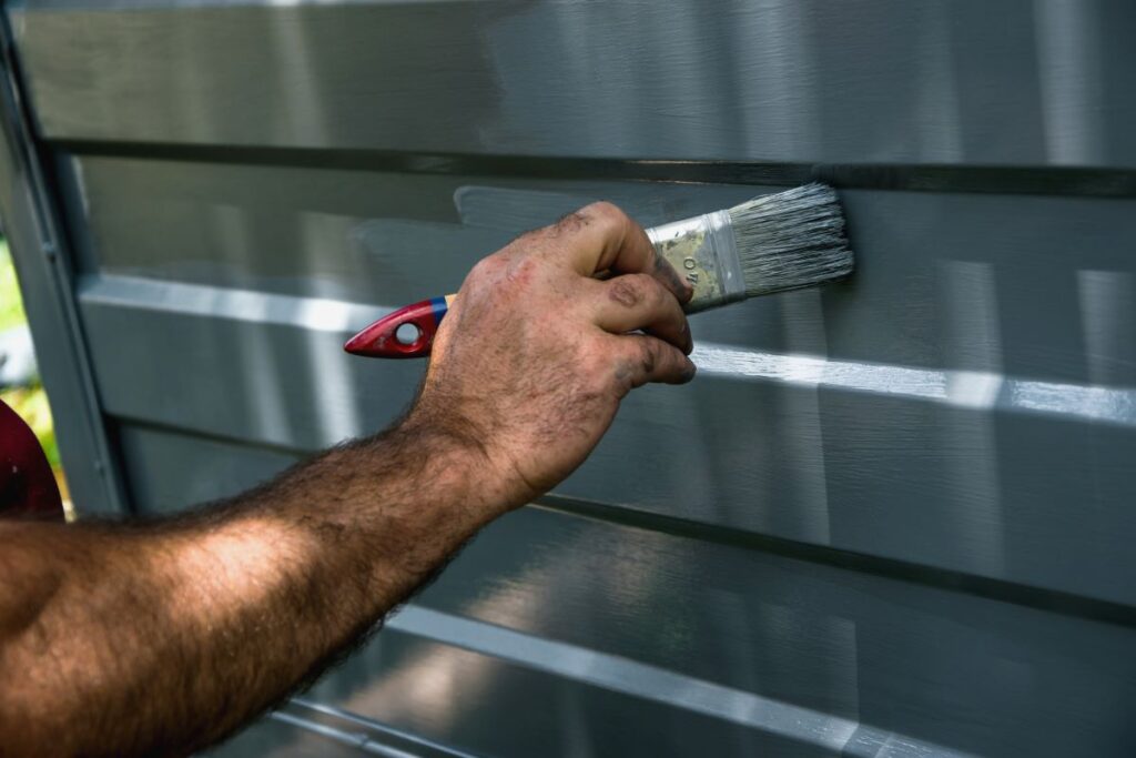 Painting the garage in Reno & Sparks, Nevada